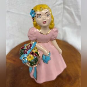 Creepy Ceramic Girl Figurine